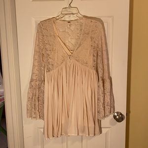 Free People dress with bell sleeve